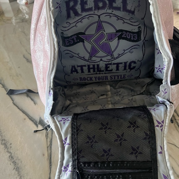 Rebel Pink Sparkle Cheer Backpack - Picture 4 of 9